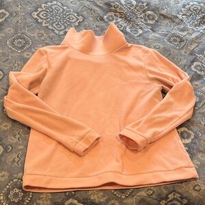 Dudley Stephens Soft Peach Turtleneck Sweater